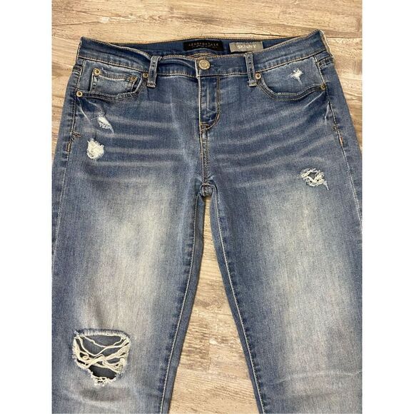 Aeropostale Skinny Jeans Distressed Women’s Sz 6 Regular - Picture 3 of 8